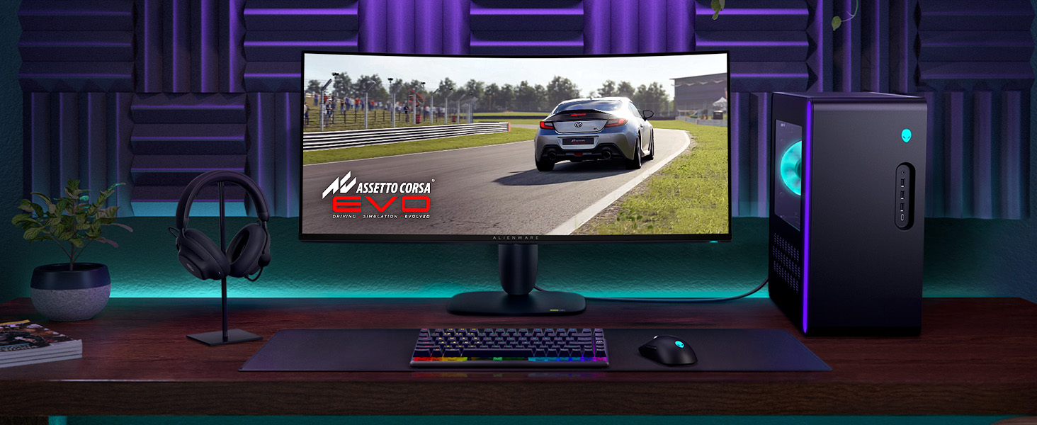 Alienware 34 Gaming Monitor - AW3425DW, WQHD , 21:9 1800R Curved