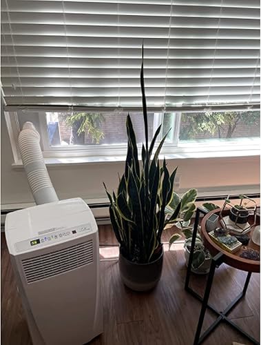 Miniatura 8 de JEACENT Kit de ventilación de aire acondicionado portátil para puerta corredera, kit de sellado universal de PVC ajustable para balcón placas de