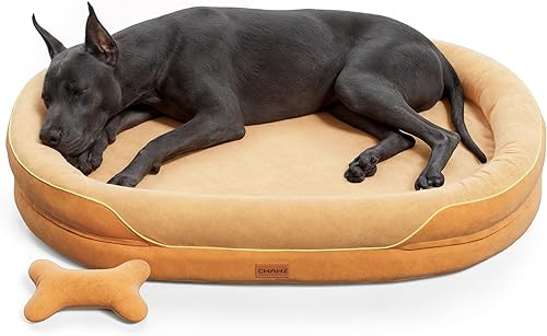Miniatura 9 de Cama ortopédica XL para perro, cama extragrande para perros, sofá para perros de gran tamaño con refuerzos envolventes completos, cama refrescante