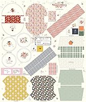 Riley Blake BloomBerry Zipper Pouch Cotton Fabric Panel 36x43 Inch - 100% Cotton Quilting Panel (P14608-PANEL)