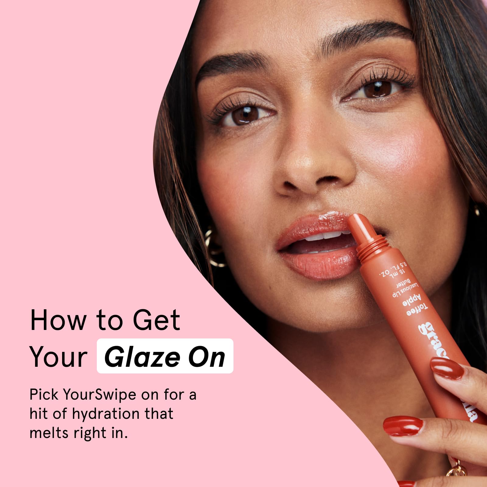 Grace & Stella Toffee Apple Lip Gloss - Hydrating Butter -5