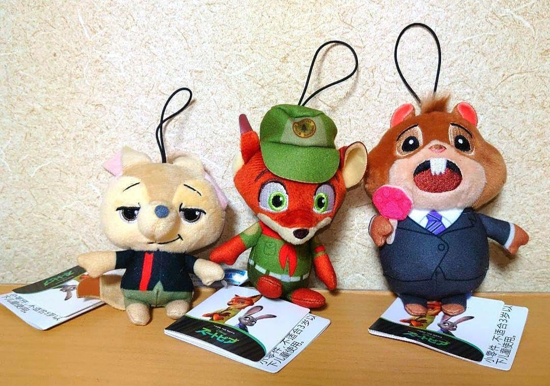 Amazon.co.jp: ズートピア ちびっこマスコット ぬいぐるみ