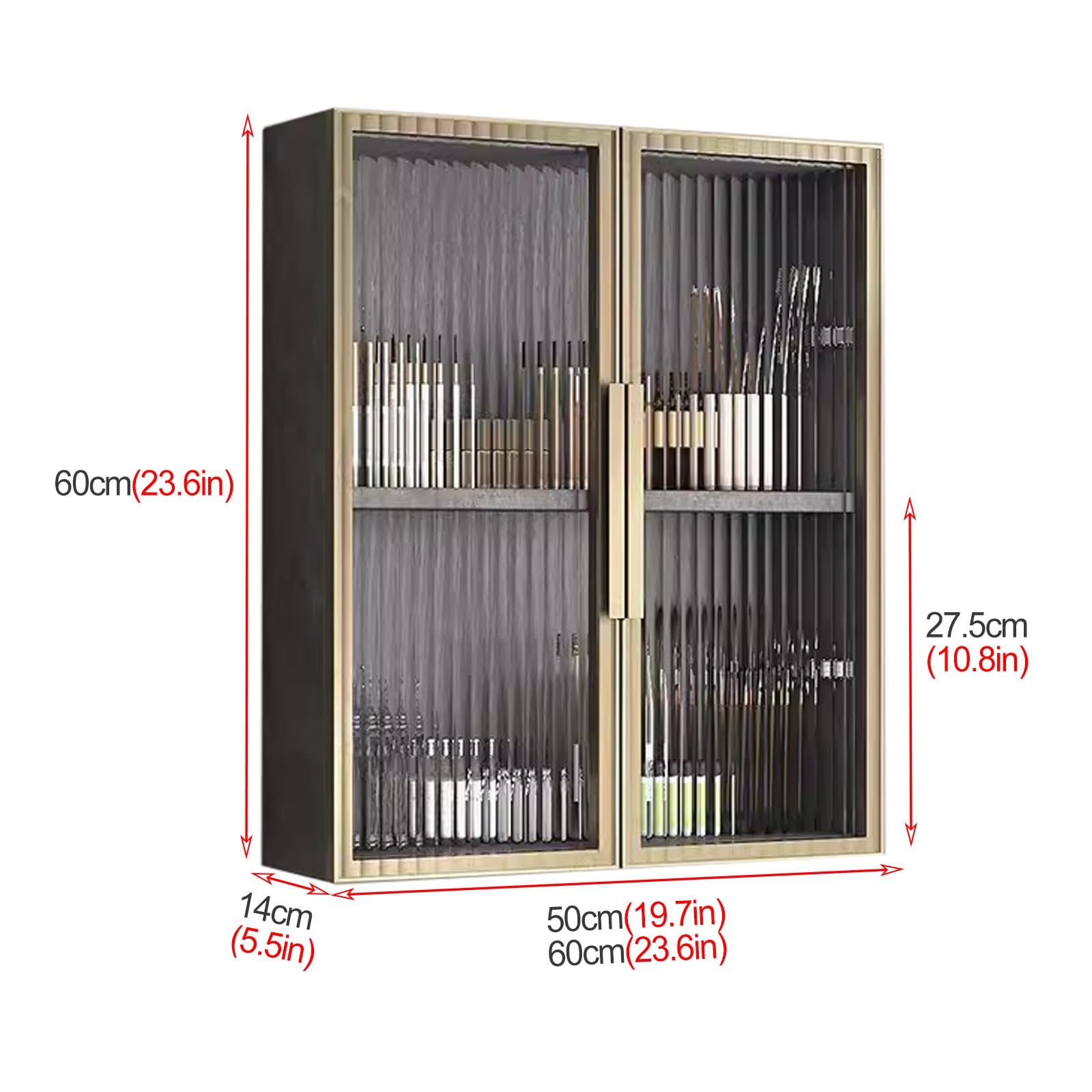 ★バリ家具★ガラス付き3段キャビネット ホームテイスト ガラスキャビネット 幅59cm 引出し付 北欧風