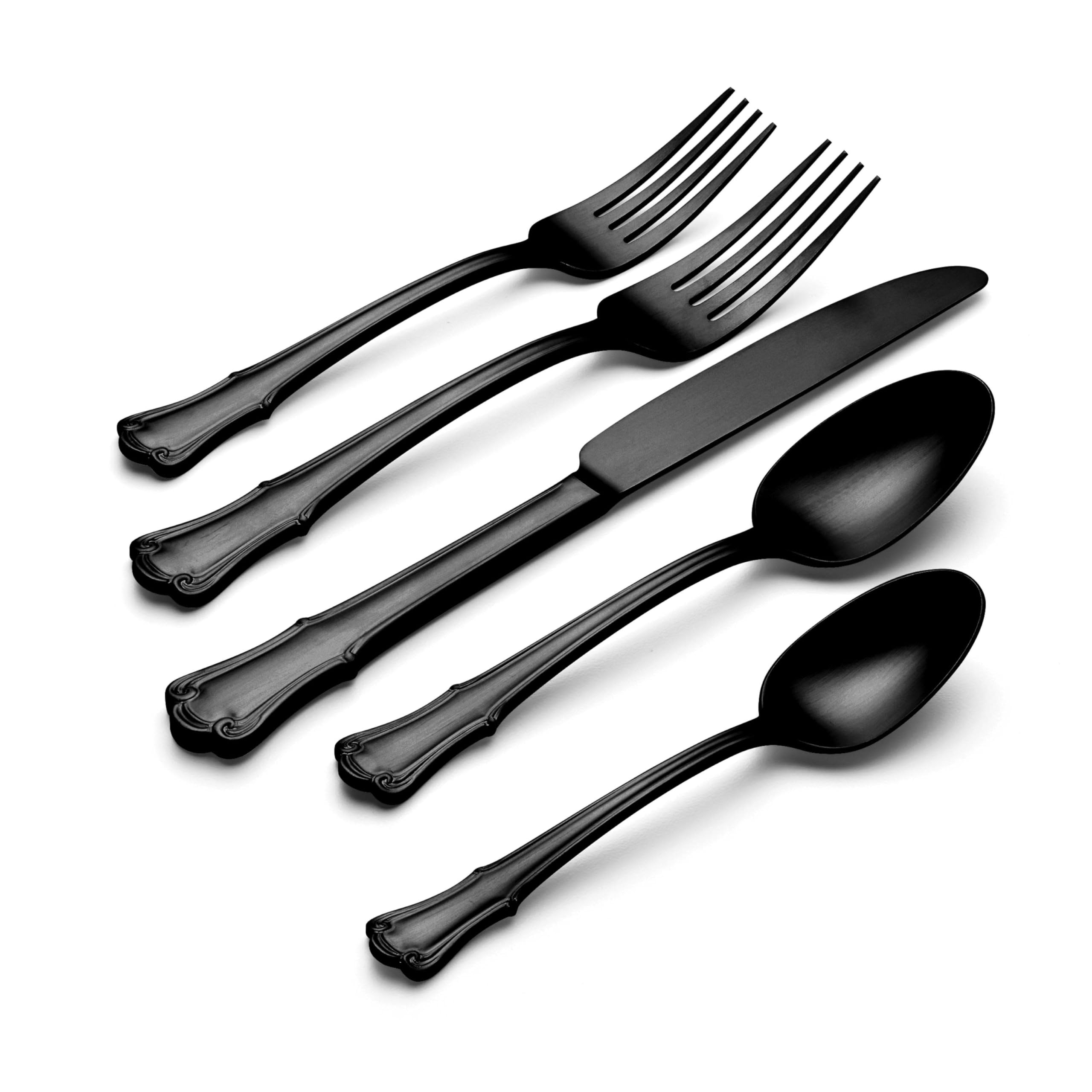 Amazon.com: Oneida 896767 James Street Satin Black 20 Piece