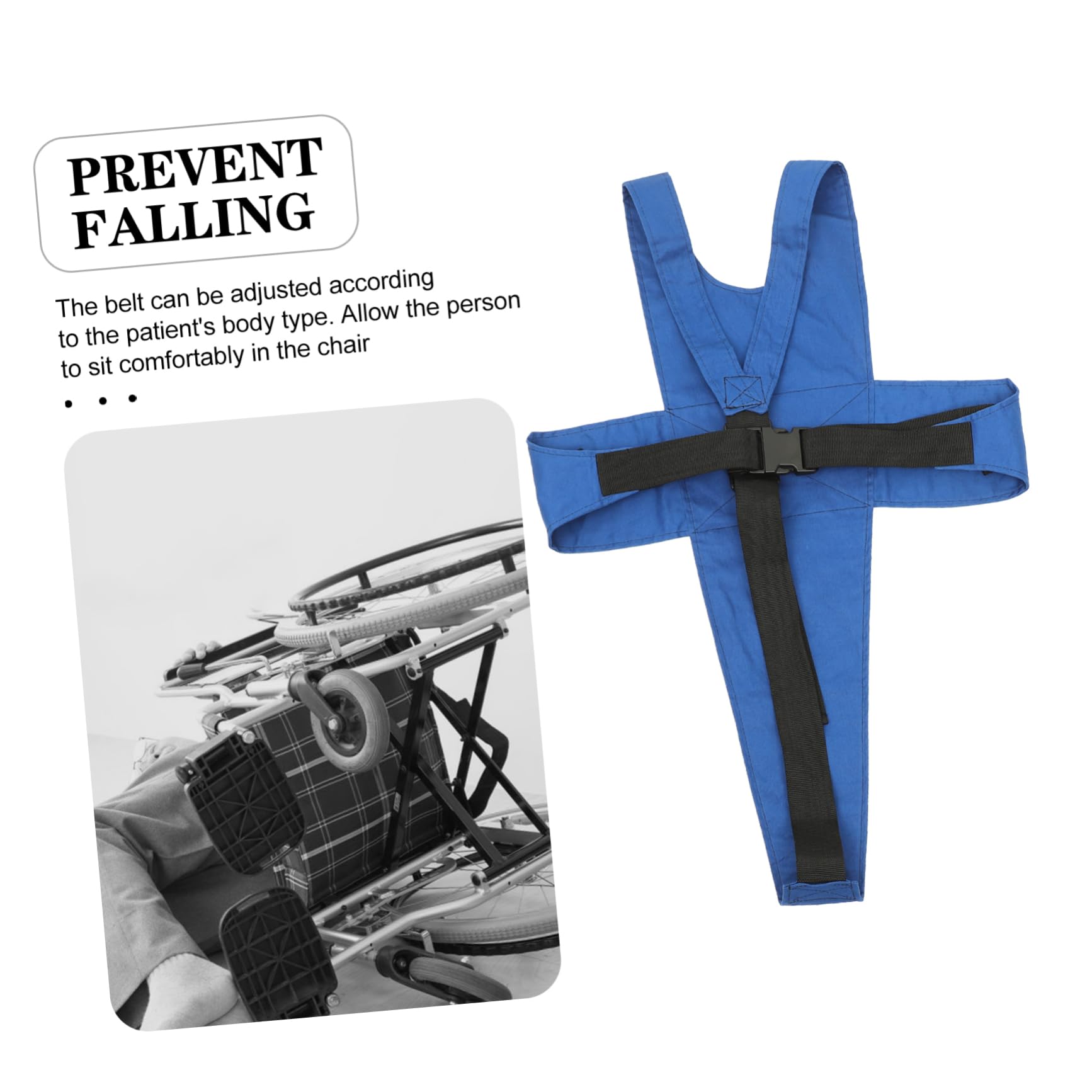 OHPHCALL 1pc Strap Waist Lap Accessory Support for Disabled Adults Adult Wheel Chair Wheelchairs for Adults Wheel Chairs for Elderly Car Polyester Black