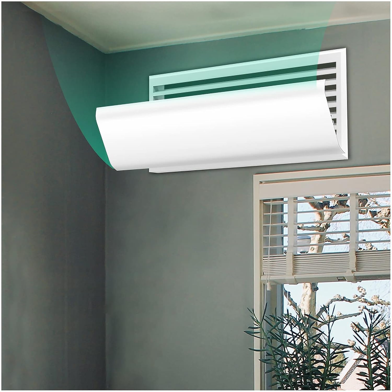 Adjustable AC Air Deflector Prevent The Air from Blowing Straight, Easy