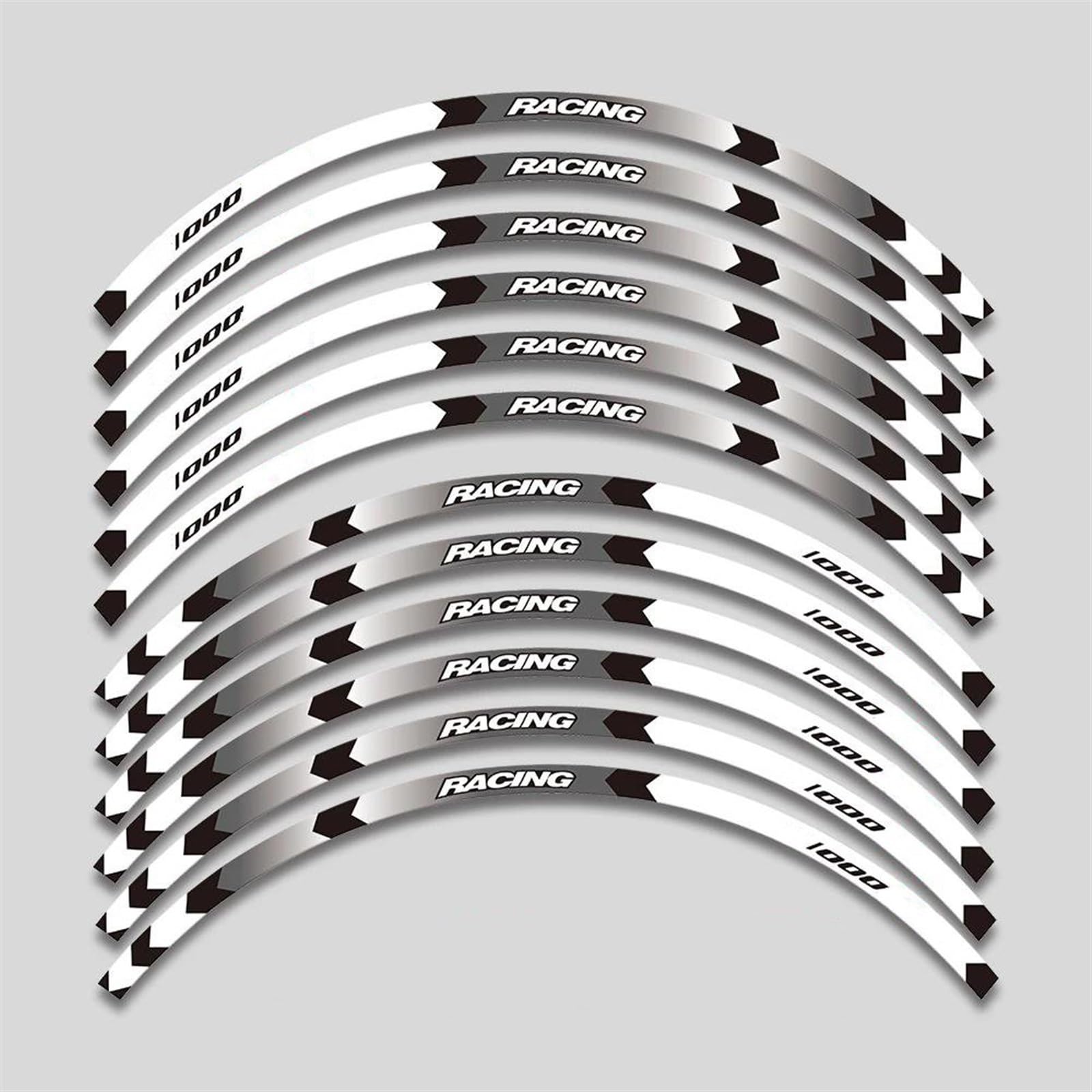 Reflective Motorcycle Wheel Sticker Inside Rim Decals Stripe Tape for BMW S1000XR S1000 XR S 1000XR S1000xr Decorative(Color2)