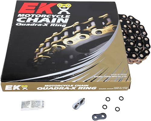"EK Chain 520 ZVX3 Series ZX-Ring Chain - 120 eslabones - Negro