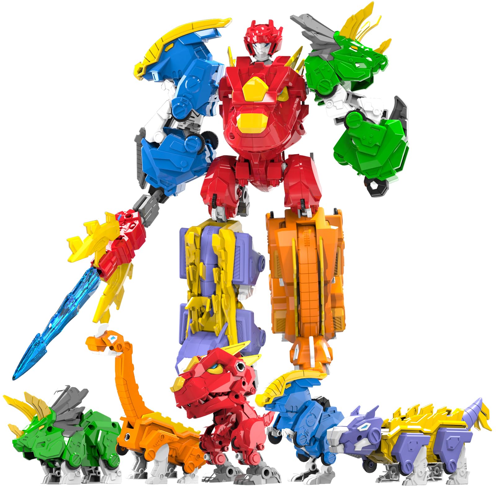 Amazon.com: RISUNTOY 45PCS Dinosaur Toys Set, Including 5