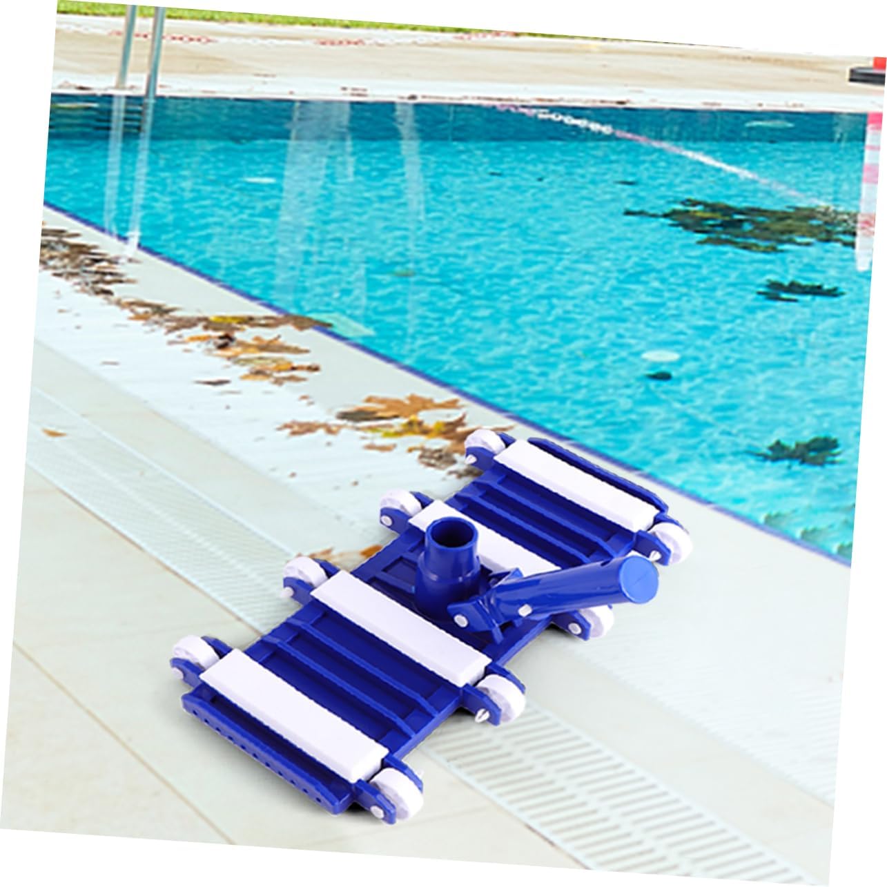 ibasenice Plastic Weighted Pool Suction Head Cleaning Tool Pool Vacuum Cleaner with Reinforced Surface Lightweight and Portable Compatible with Telescopic Pole Not Included
