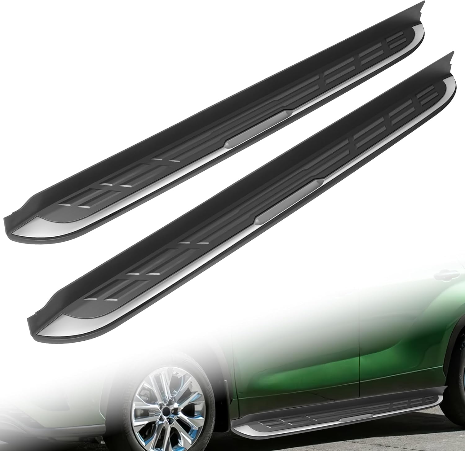 TIEZFUL 5" Running Boards for Toyota Highlander Crew Max Cab (2022–2024)