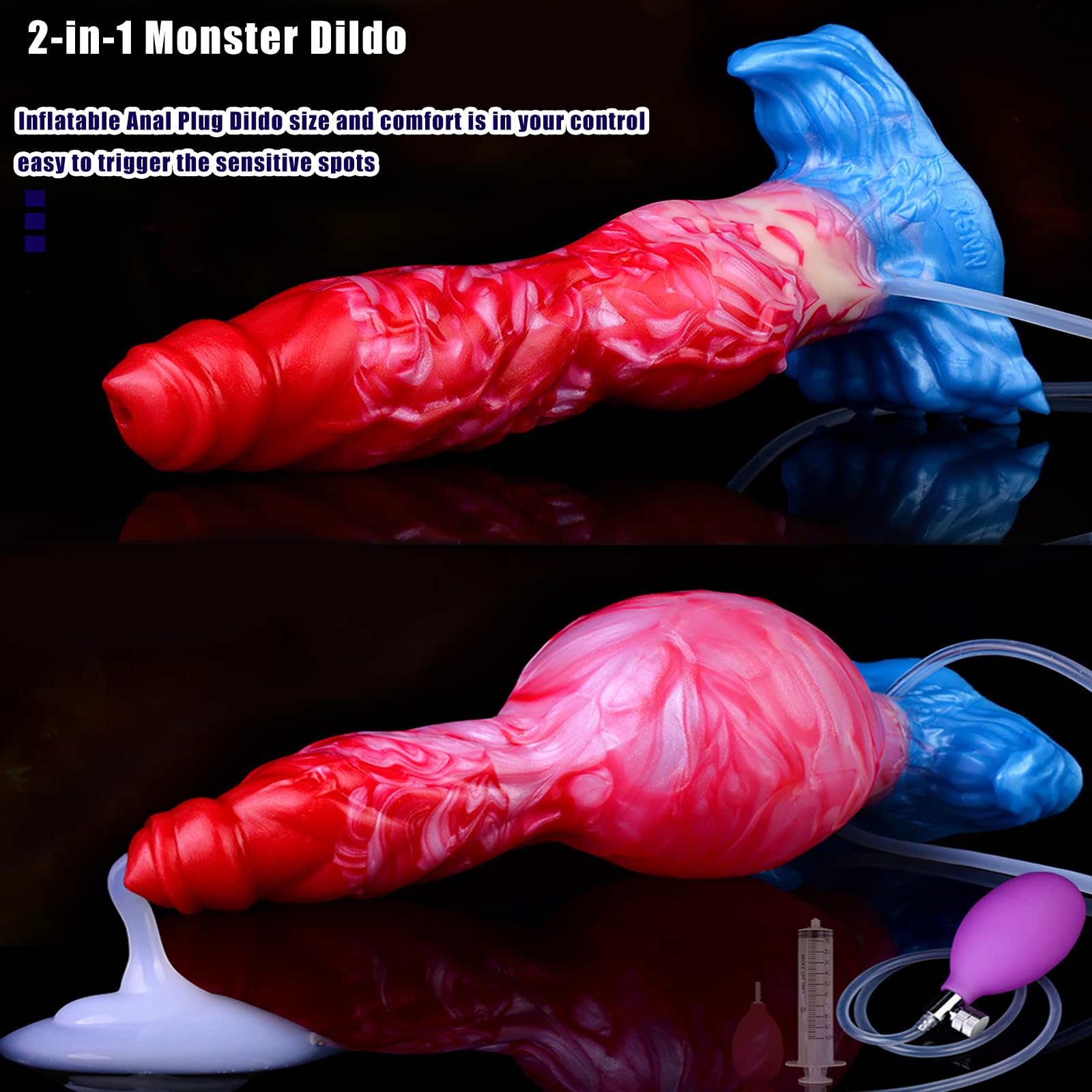aufblasbarer analdildo Ferngesteuerter rotierender & vibrierender Analplug - Anal Adventures  Propel main image 1
