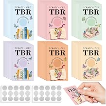 120 Pcs TBR Scratch Off Cards Double-Sided DIY Book Reveal