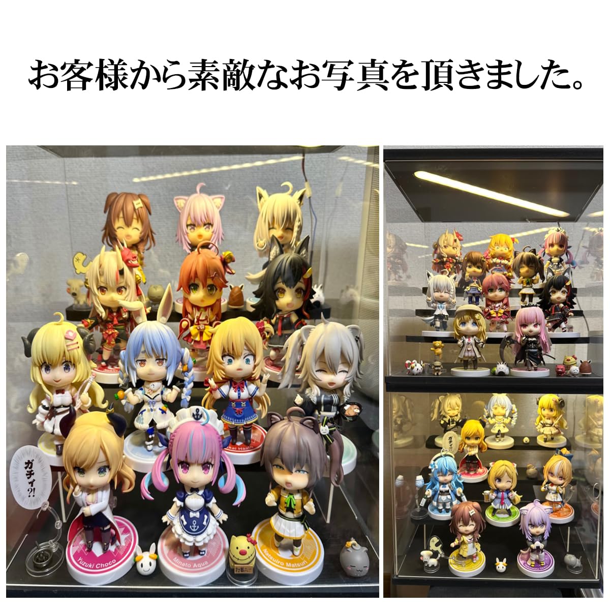 Amazon.co.jp: 【WNJAPAN】4段 コレクションケース アクリル 幅32cm