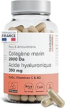 Marine Collagen 2000Da + Hyaluronic Acid 300mg, High Absorbency, Types I&III, Hydrated Skin, Coenzyme Q10, Vitamin C and B3, Responsible Peach - 100 Capsules - Beyond Elements