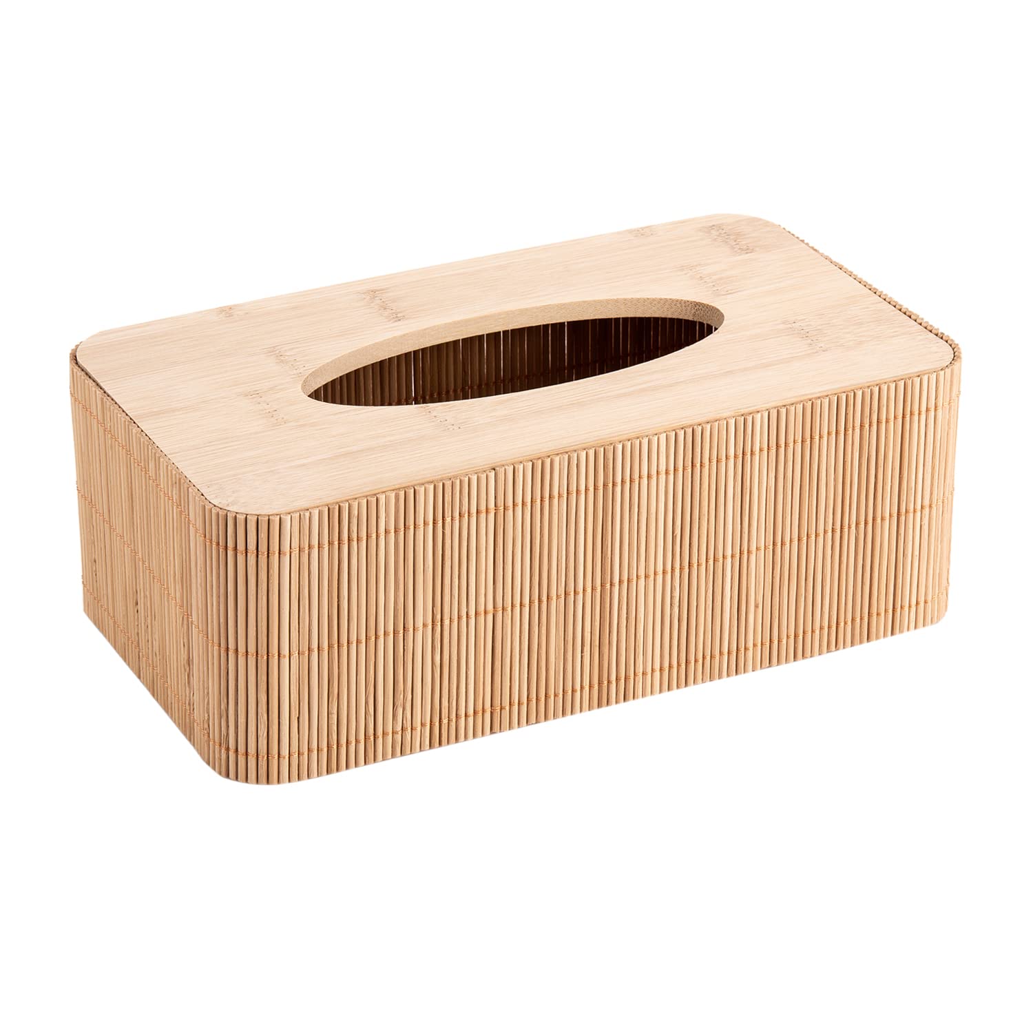 AKDC Wooden Tissue Box 13Cm X 23Cm X 8Cm Brown