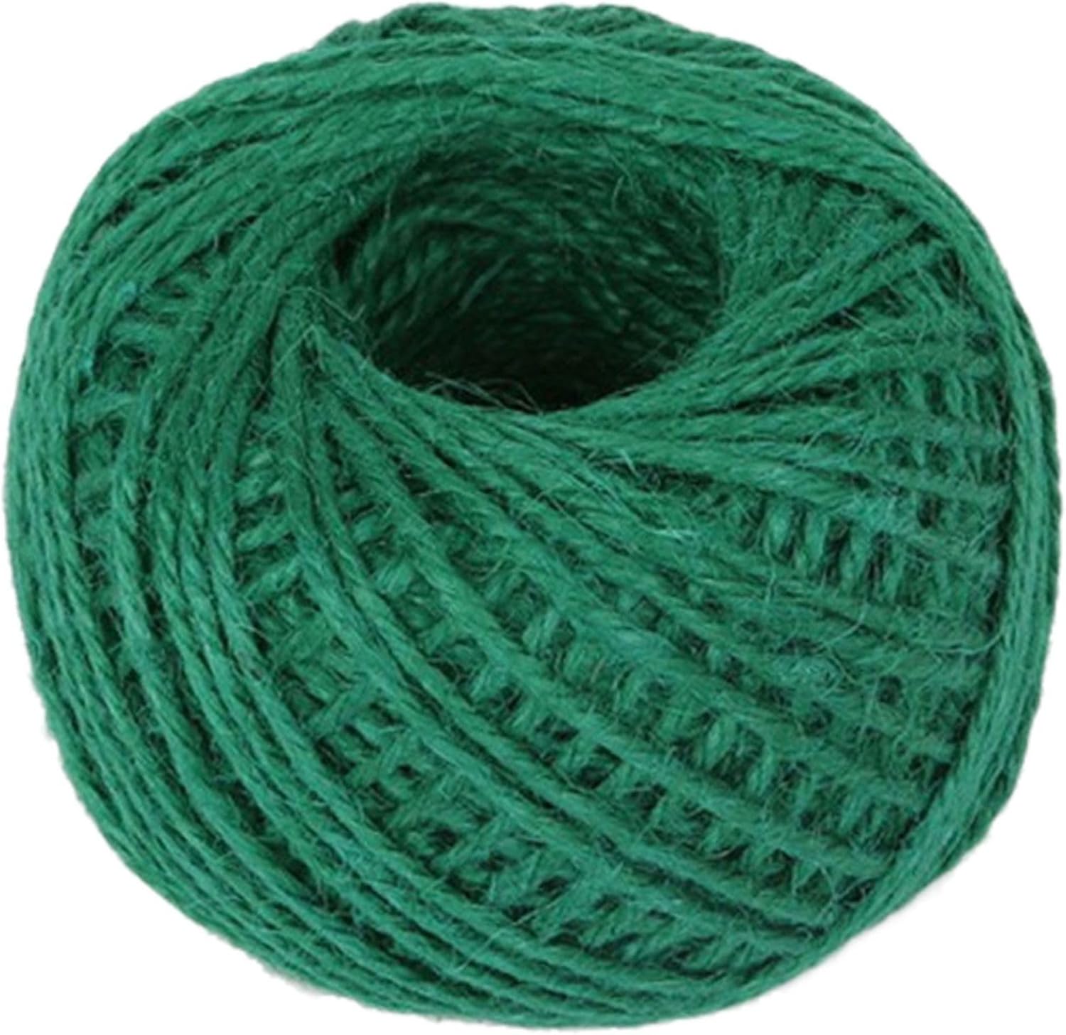 Jute Cake for Baking and DIY Craft Projects – Decorative String for Gift Box Packaging and Photo Wrapping (Green,30cm)