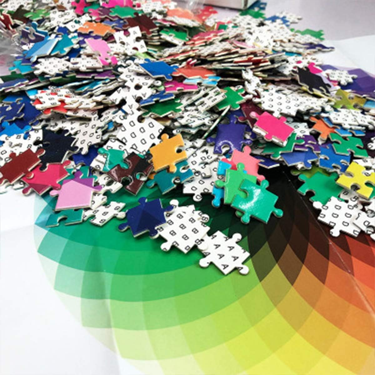 Animal Jigsaw Puzzles 1000 Pieces for Adults and Children Durable Cardboard Puzzles Suitable for Family Gatherings Games (Animal Forest) : Toys & Games