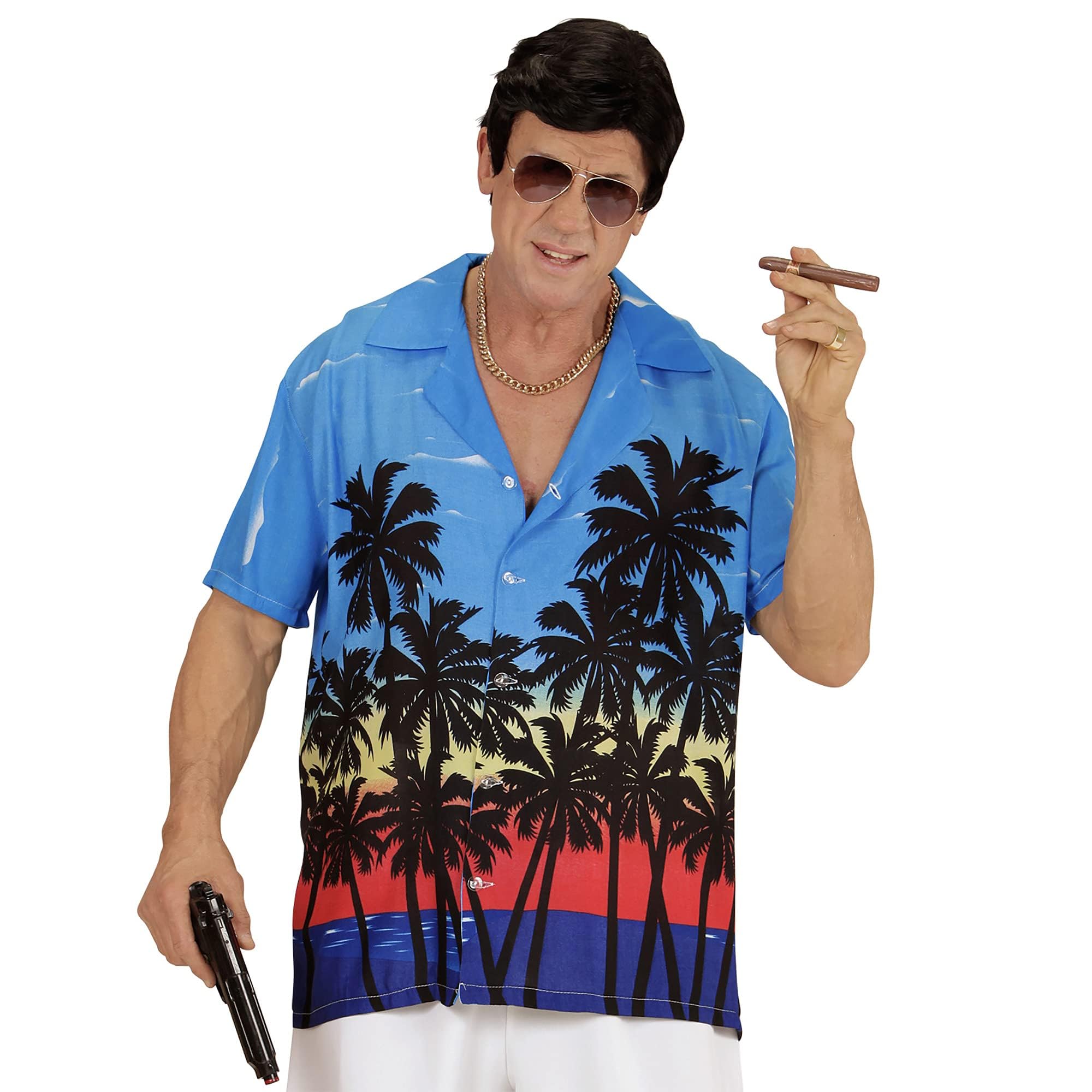 Widmann 05752 ? Shirt in Hawaiian Style, In Size Xl