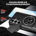 Glaxx Heavy Duty Ring Back Case Cover for Samsung Galaxy S26 Plus - Kickstand, Camera Slider Protection with Magnetic Ring Rugged Bumper Hard Back Cover for Samsung Galaxy S26 Plus gallery image