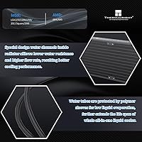 Vista 4 de Thermalright Aqua Elite 240 V3 Enfriador de CPU de refrigeración por agua, ventiladores PWM ARGB dobles con rodamientos S-FDB, bomba controlada PWM