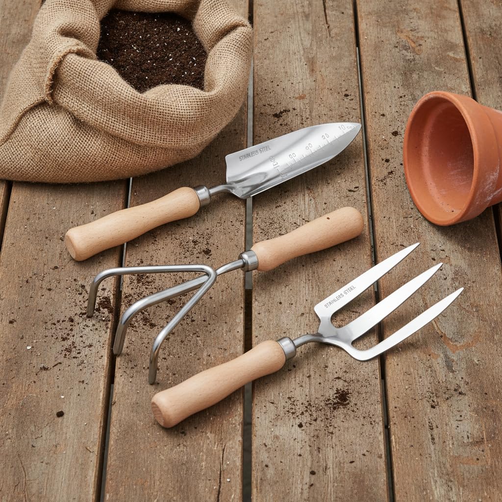 Set Outils Jardinage 3 Pièces