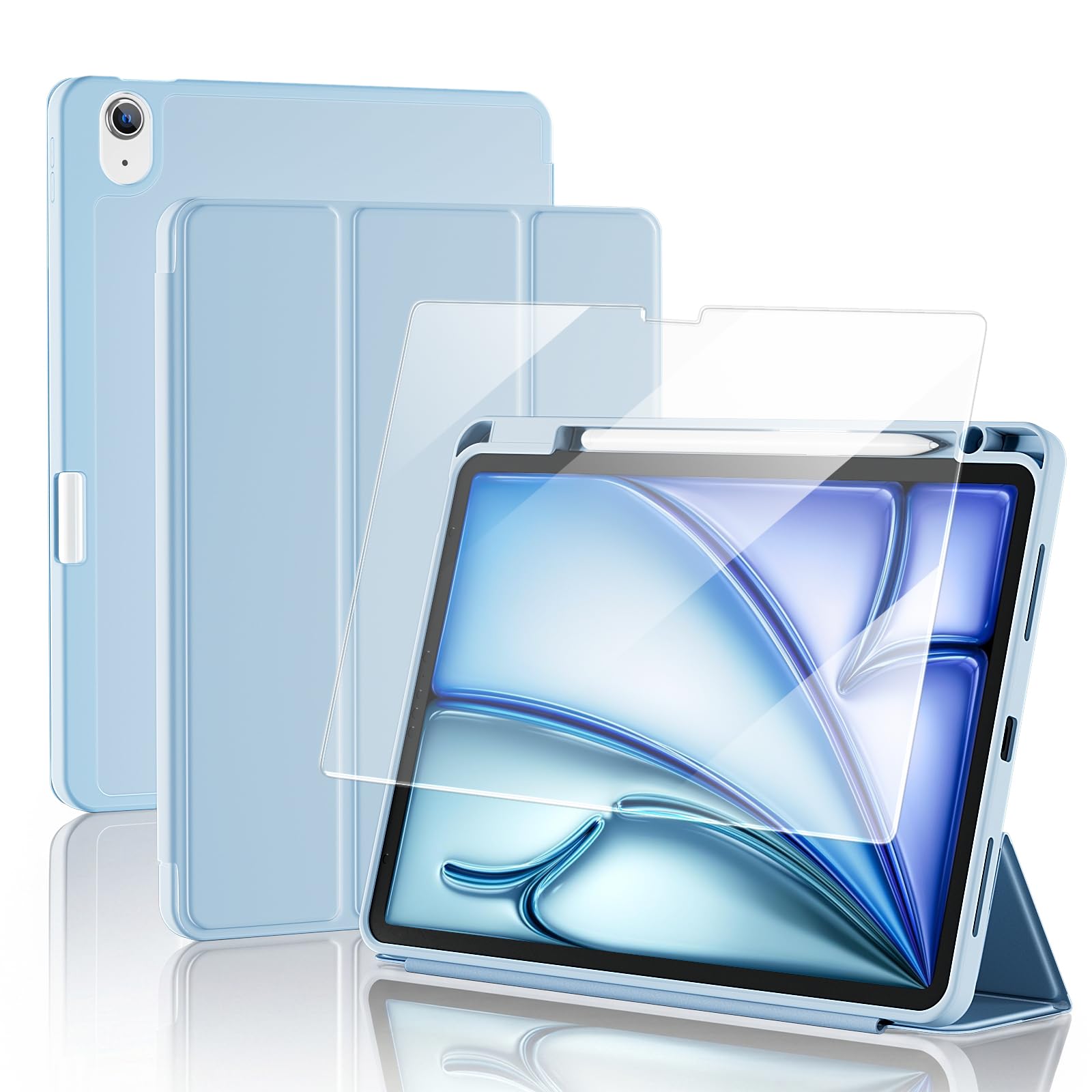 ケース フィルム付き 11インチ iPad Air（M2）256GB ブルー Amazon.co.jp: ProCase iPad Air 11インチ M4/M3/M2 Air 5/4用 ケース