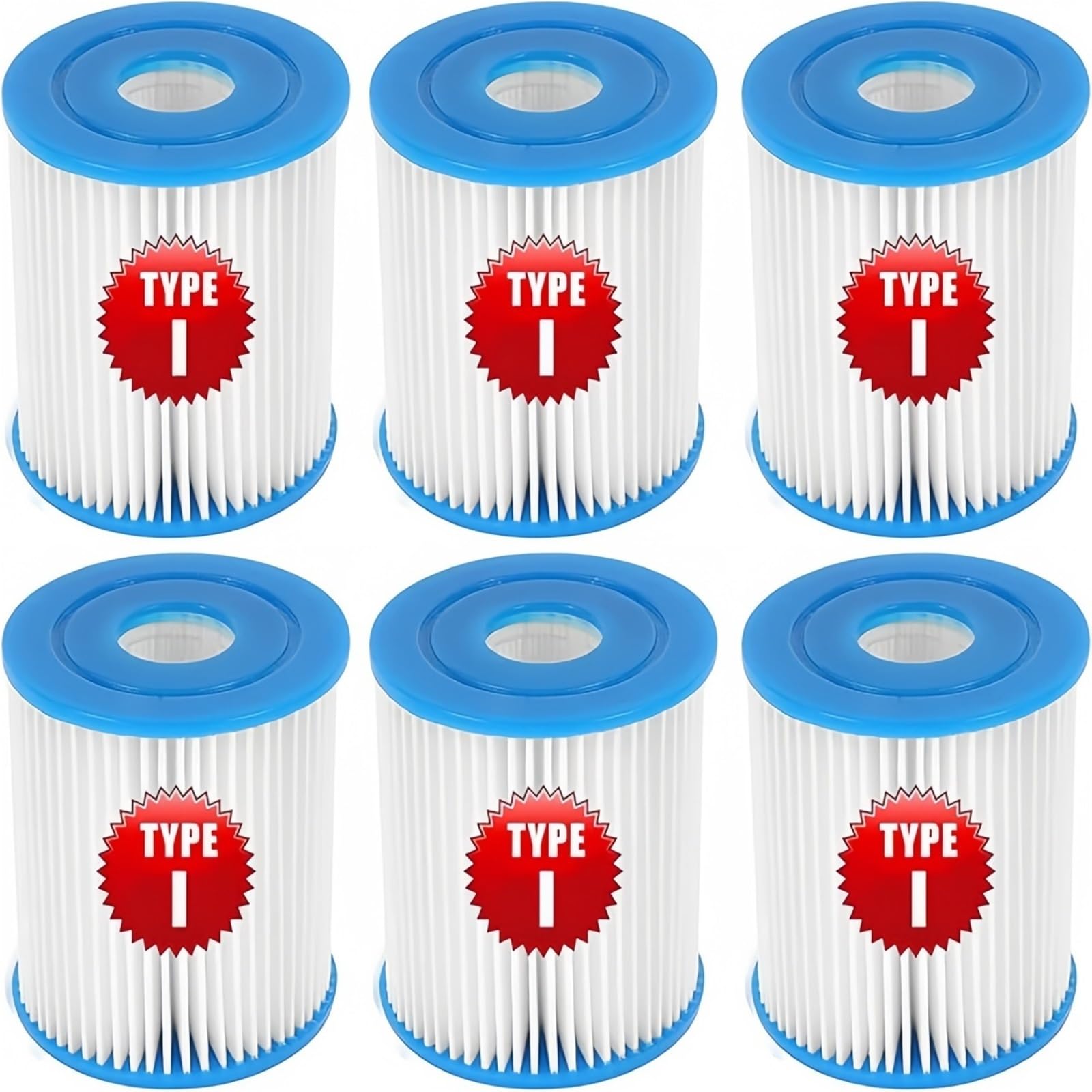Cartouche Filtrante De Piscine De Type I, Compatible avec Les Vagues D'été, P53rx0330000(6pcs)