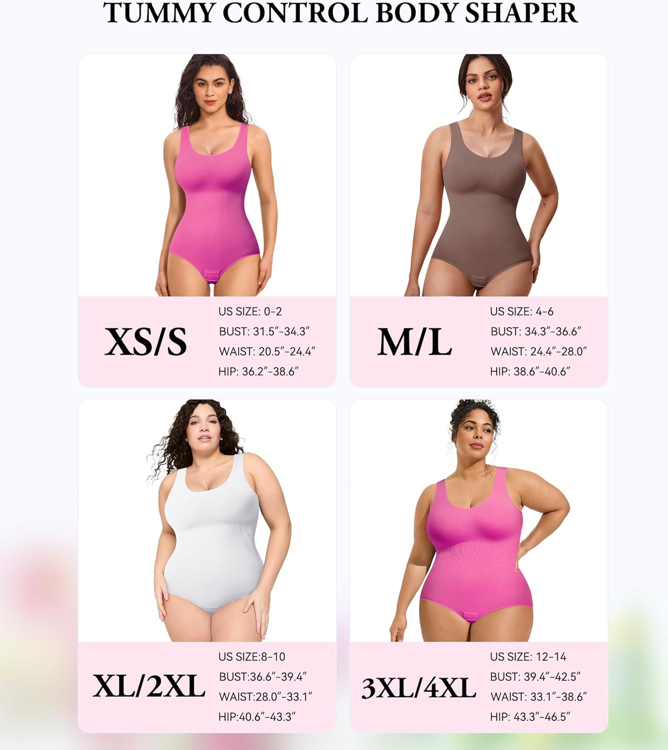 Shapewear Bodysuits for Women Tummy Control Shapewear Faja Body Shaper Body Suit Going out Tops - Image 4