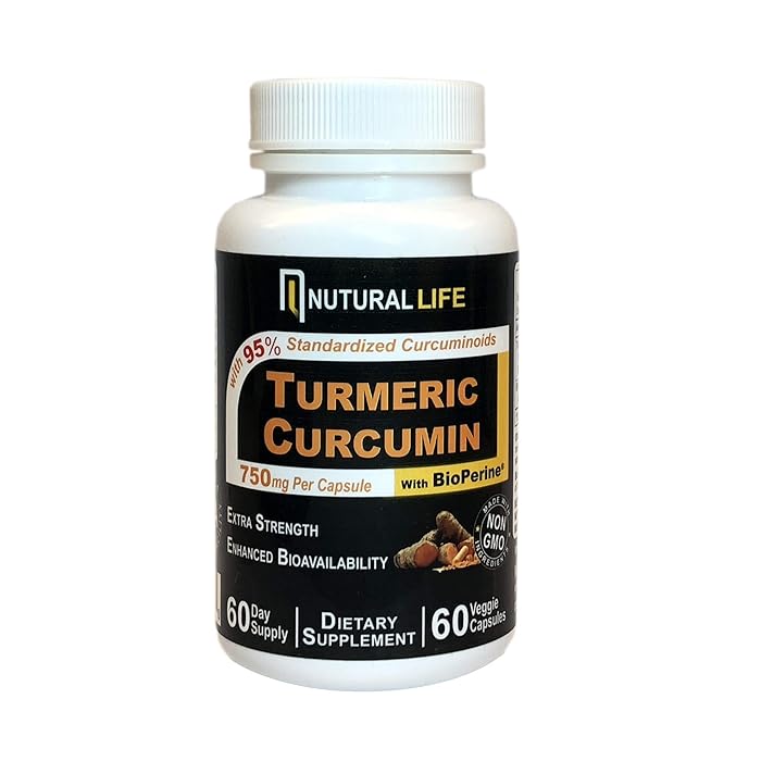 Buy Turmeric Curcumin Supplement with BioPerine Black Pepper for