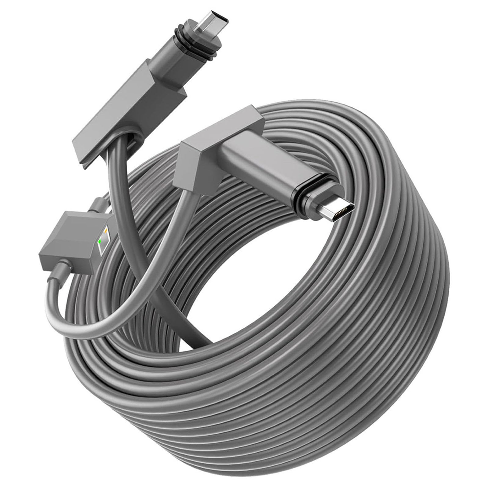 Yctze Ersatzkabel 2 Ethernet-Kabel 20 Fuß + 3 Fuß Rechteckiges Ersatzkabel mit Ethernet 2 Elektronik/Computer & Zubehör/Computerzubehör & Peripheriegeräte/Kabel &