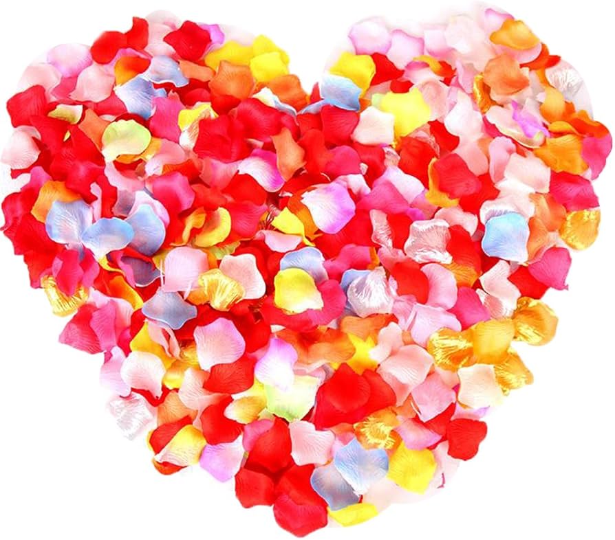 Amazon|LEFV 1000ピース シルク ローズ 花びら 造花 ウェディング Amazon|LEFV 1000ピース シルク ローズ 花びら 造花 ウェディング