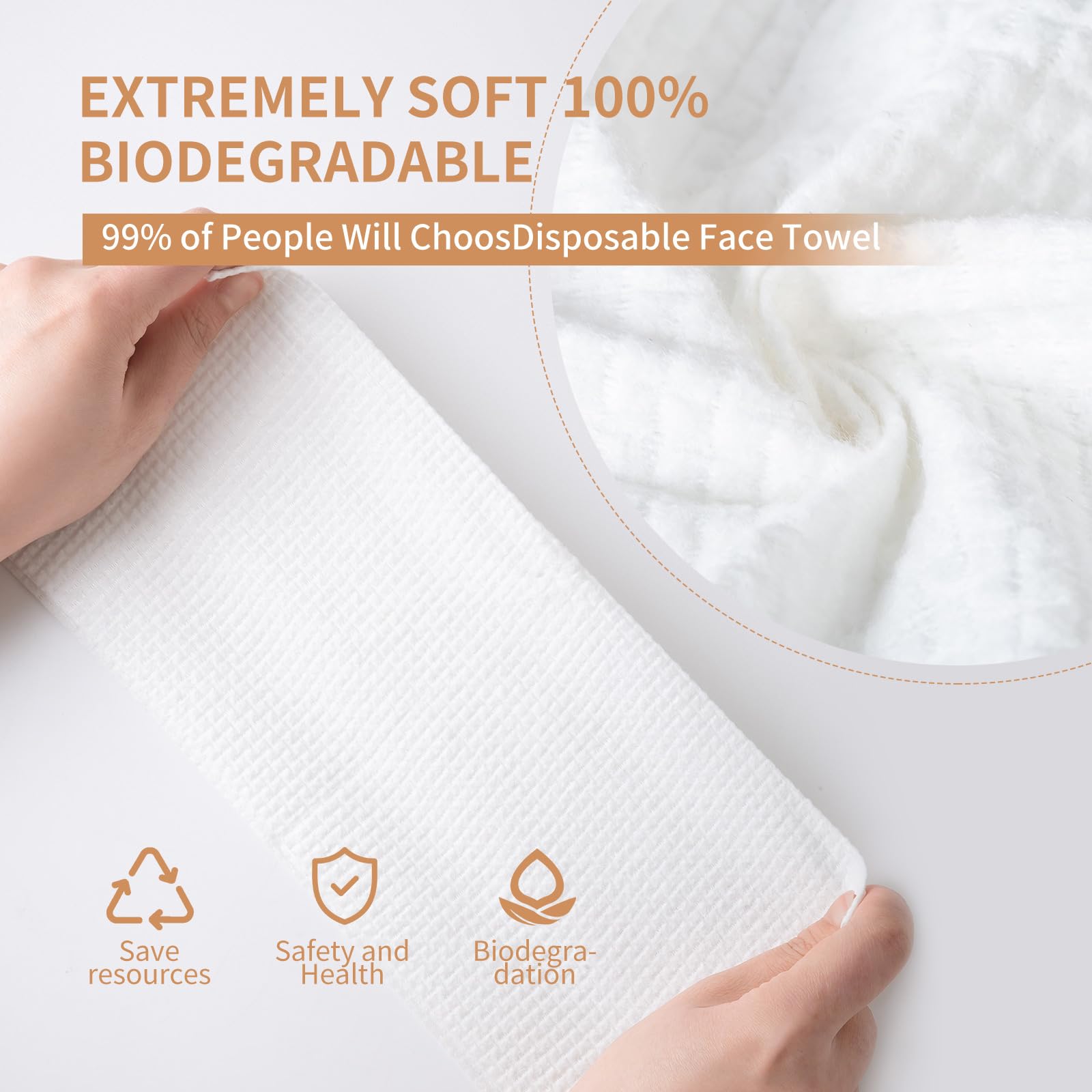 Amazon.com: Canssape XL Disposable Face Towel | Clean