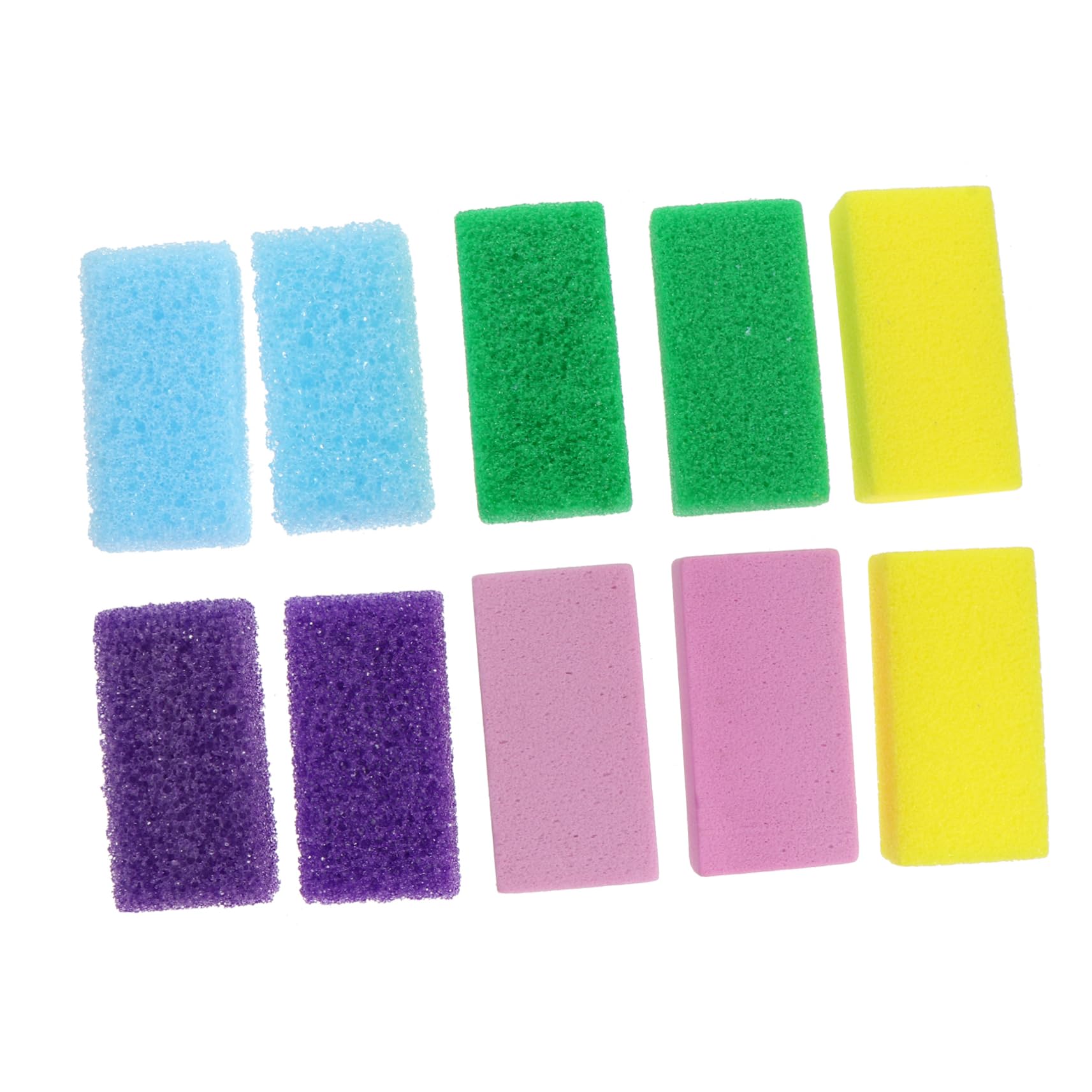 Didiseaon Pumice Stone Foot Remover 10 Pack Foot Scrubber Stone Set Pedicure Exfoliating Tool Easy to Use