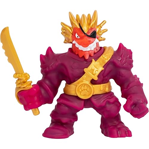 Heroes of Goo Jit Zu Cursed Goo Sea | Super Gooey, Goo Filled Toy Blazagon Action Figure Hero Pack | with Color Changing Face That Reveals His Curse | Stretch Him 3 Times His Size