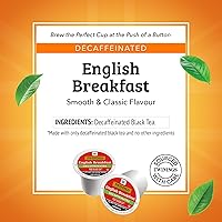 Vista 2 de Twinings Decaffeinated English Breakfast Black Tea K-Cup Pods for Keurig, 24 Count (Pack of 1), Smooth, Flavourful, Robust, Enjoy Hot or Iced