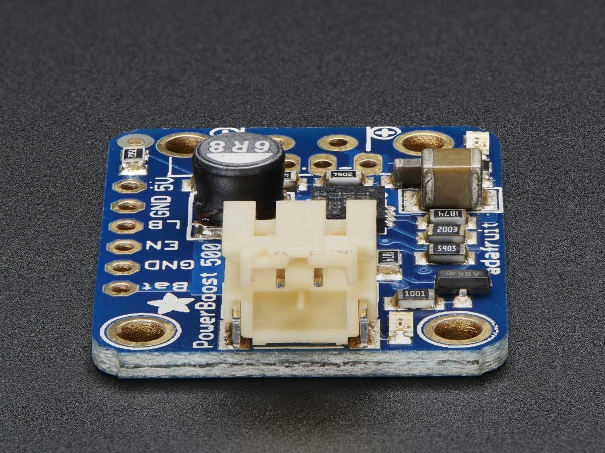Adafruit PowerBoost 500 Basic, 5V USB Boost @ 500mA von 1,8V+