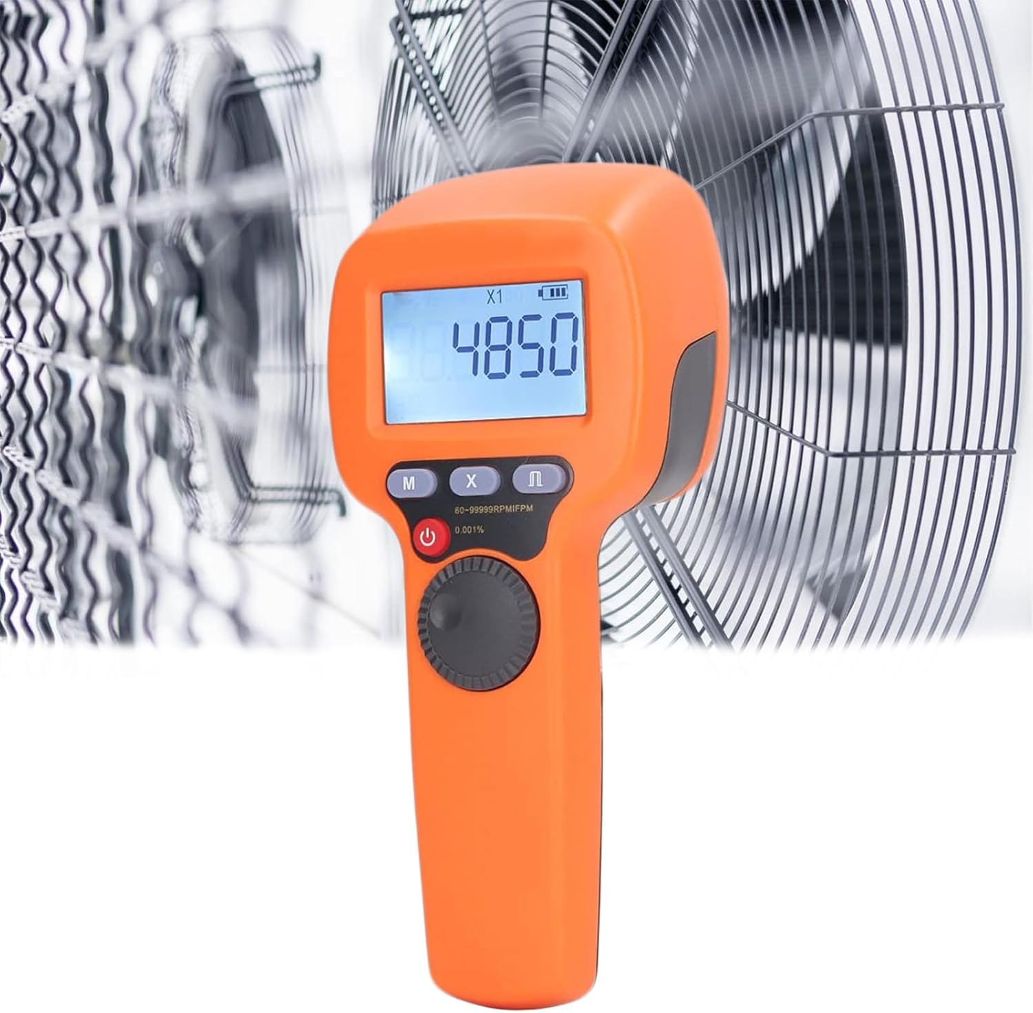 Estroboscopio digital LED de mano, velocímetro recargable, 1500 LUX para impresión y aplicaciones
