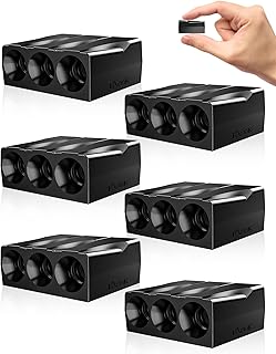 Elook Upgraded Deer Whistles for Car, Deer Horn for Car, Save Deer Whistle for Vehicles, Trunks, Motorcycle, Three-Horn, 6 Pack (Patented Product) Automotive Safety Kits