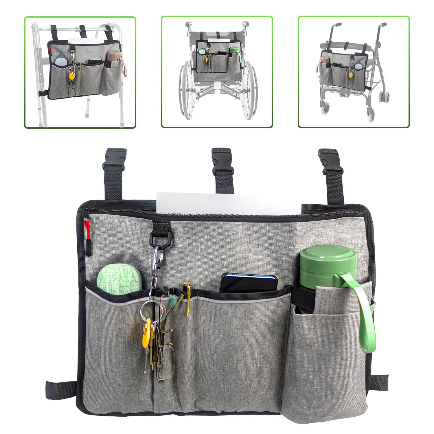 Amazon.com : EVEME Walker Bag Basket With Cup Holder,Walker