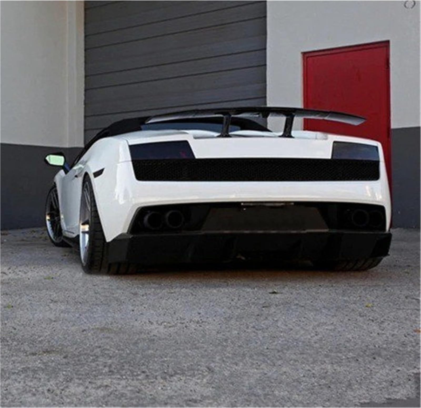 Dla Lamborghini Dla Gallardo LP540 LP550 LP560 2007-2014 Skrzydło Na Klapie Spoiler Bagażnika Lotka Tylny Dekoracja Zewnętrzna Samochodu Spojler Tylny Trunk Wing