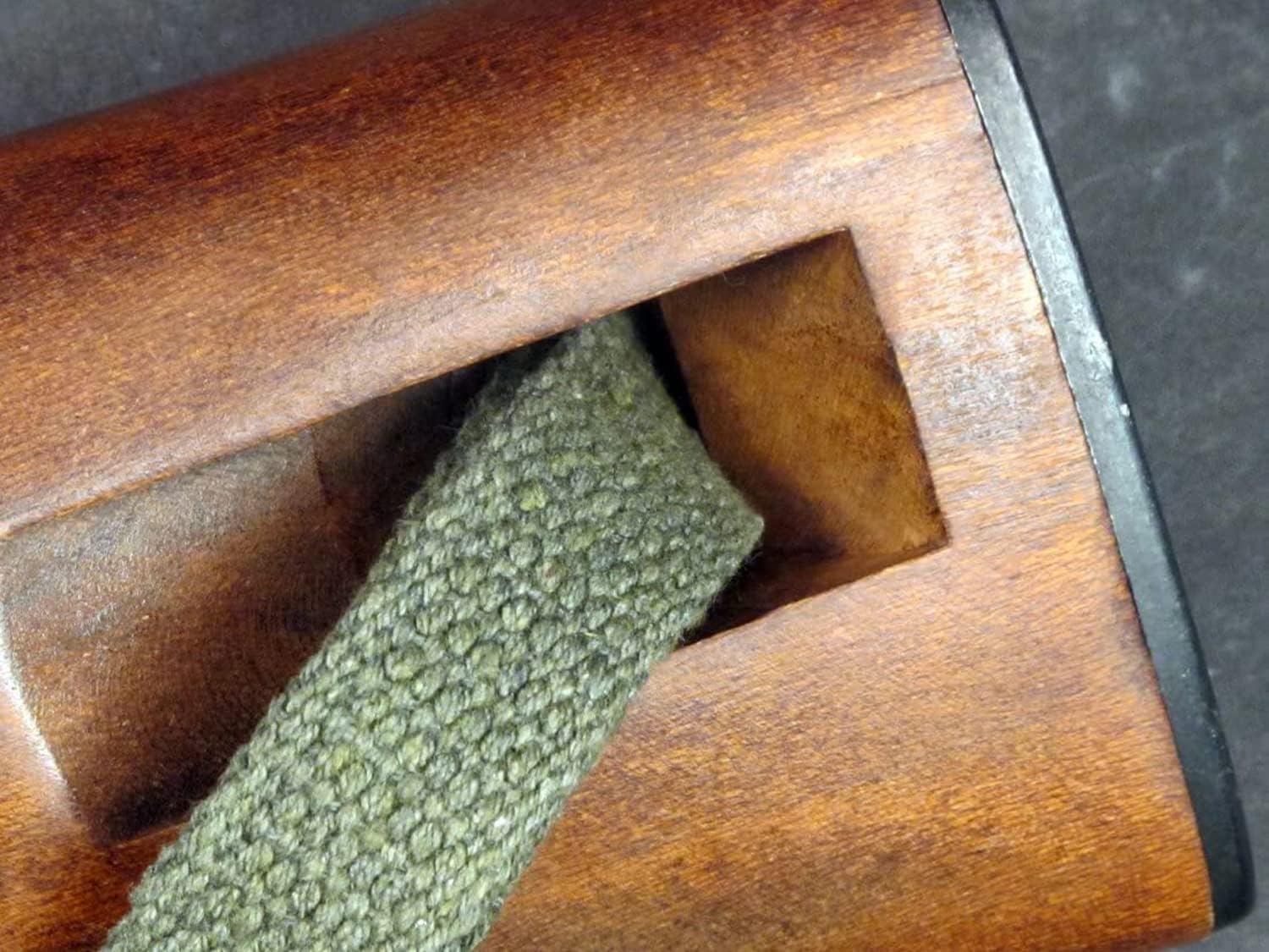 CALYX U.S. WWII M1 Carbine WebSling, Military Classic WWII Reproduction Canvas one inch Rifle Sling OD Green (Carbine Sling)