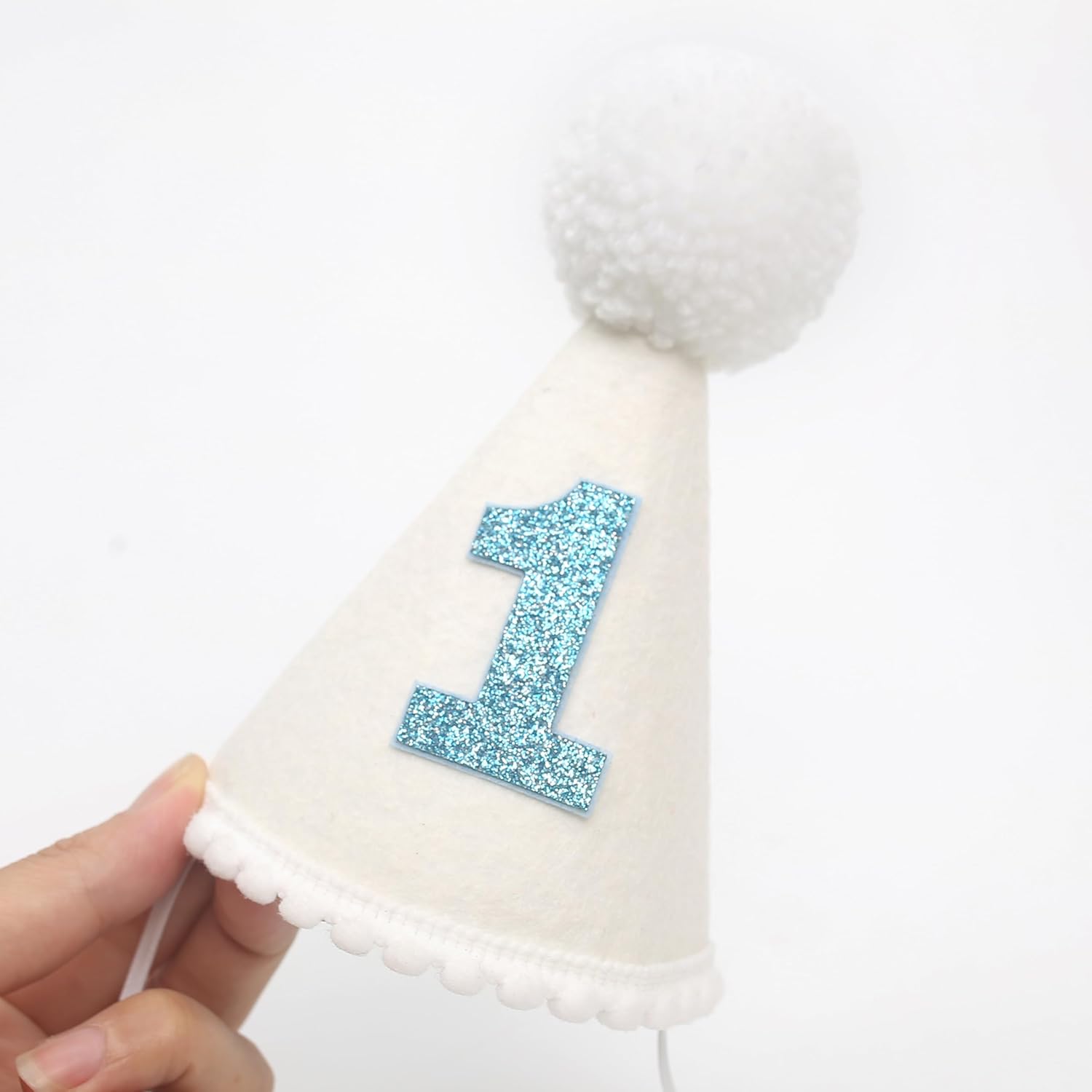 HGFC 1 st Birthday Decorations - 1st/First Birthday Hat For Boy,Bohemian Style 1st Crown,Cake Smash Photo Prop Hat - Image 6