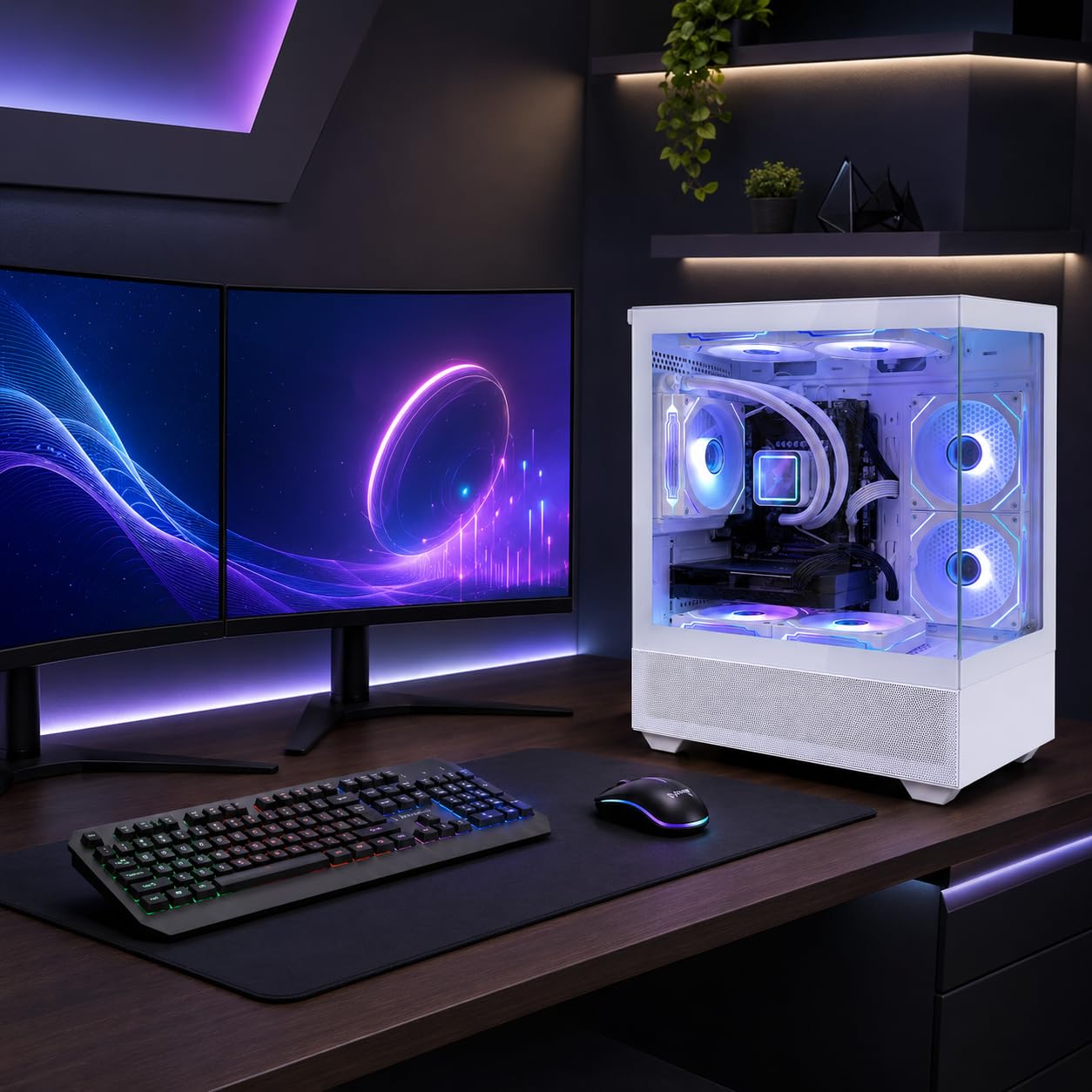 Evounic Gaming Desktop PC - 12 Core & RX580 -7