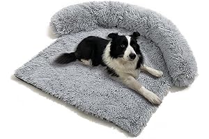 Luxurious Calming Fluffy Plush Dog Couch Bed Mats