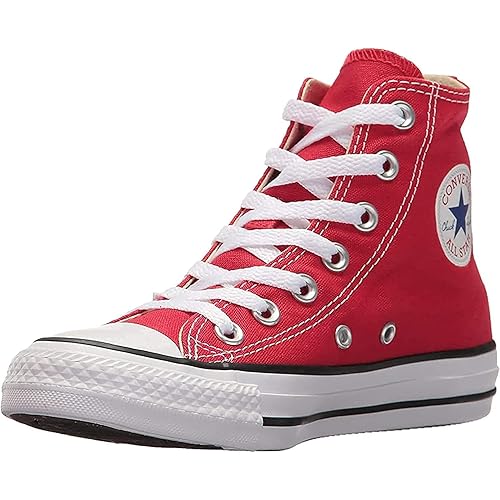 red converse shoes