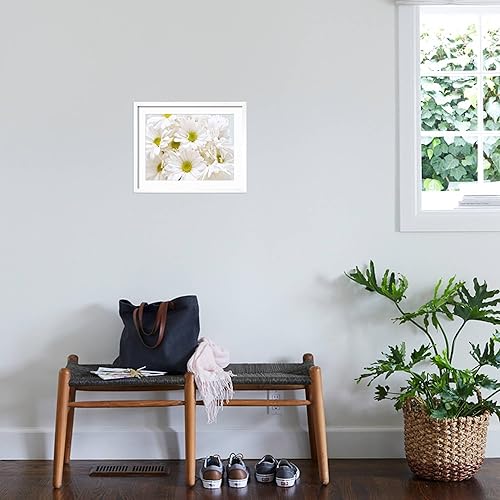 Miniatura 8 de Lienzo decorativo para pared, diseño de margaritas blancas de Gail Peck, decoración botánica, 24 x 18 pulgadas