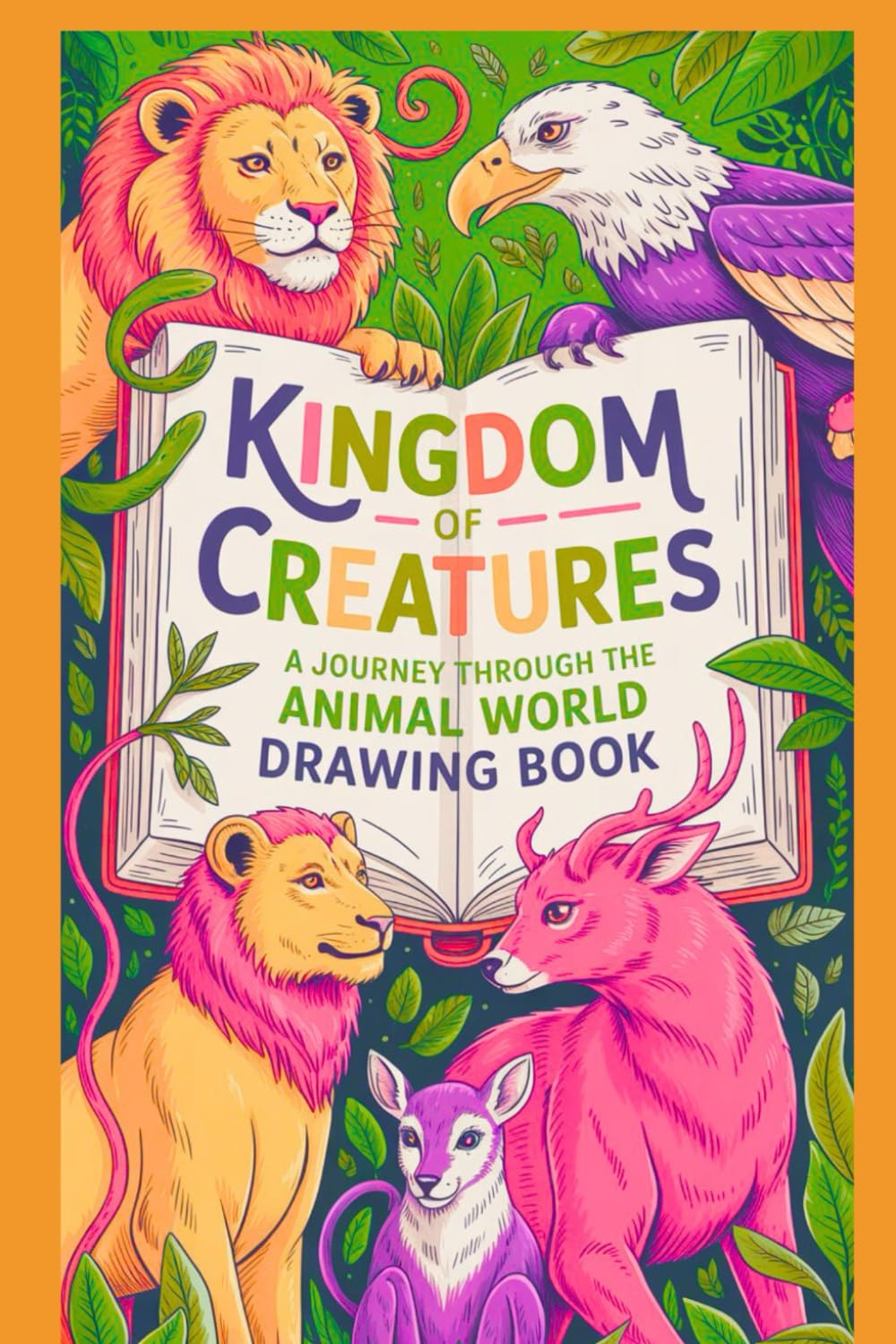 Kingdom of Creatures A Journey Through the Animal World Drawing Book: Explore, Sketch, and Discover the Wonders of Wildlife — A Creative Drawings Adventure for Kids and Animals Lovers of All Ages