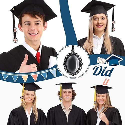 Miniatura 4 de 20 dijes de regalo de graduación para fotos conmemorativas para gorra en memoria, gorra de graduación, cadena de fotos conmemorativas 2023, dije de