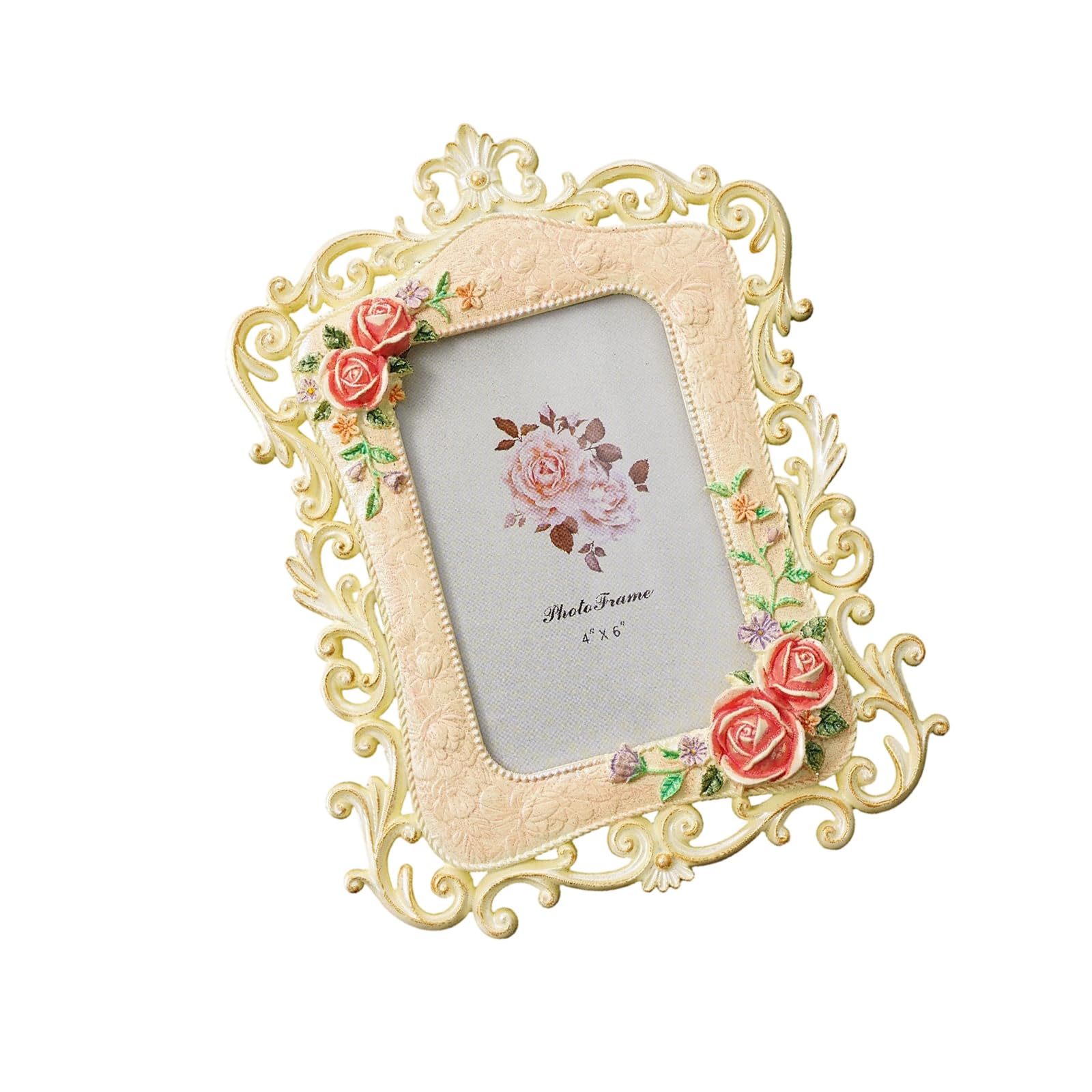 Zxfdsfdbnm Antique Ornate Photo Frame for Tabletop Display, Retro Picture Frame, Decorative Photo for Home Pictures Gallery Art Decorative